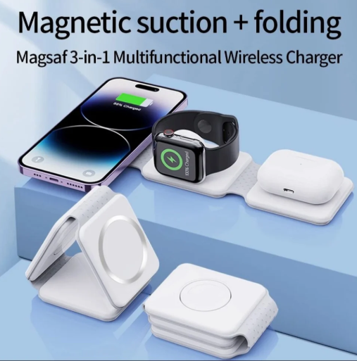 3 in 1 Wireless Charger (Foldble)