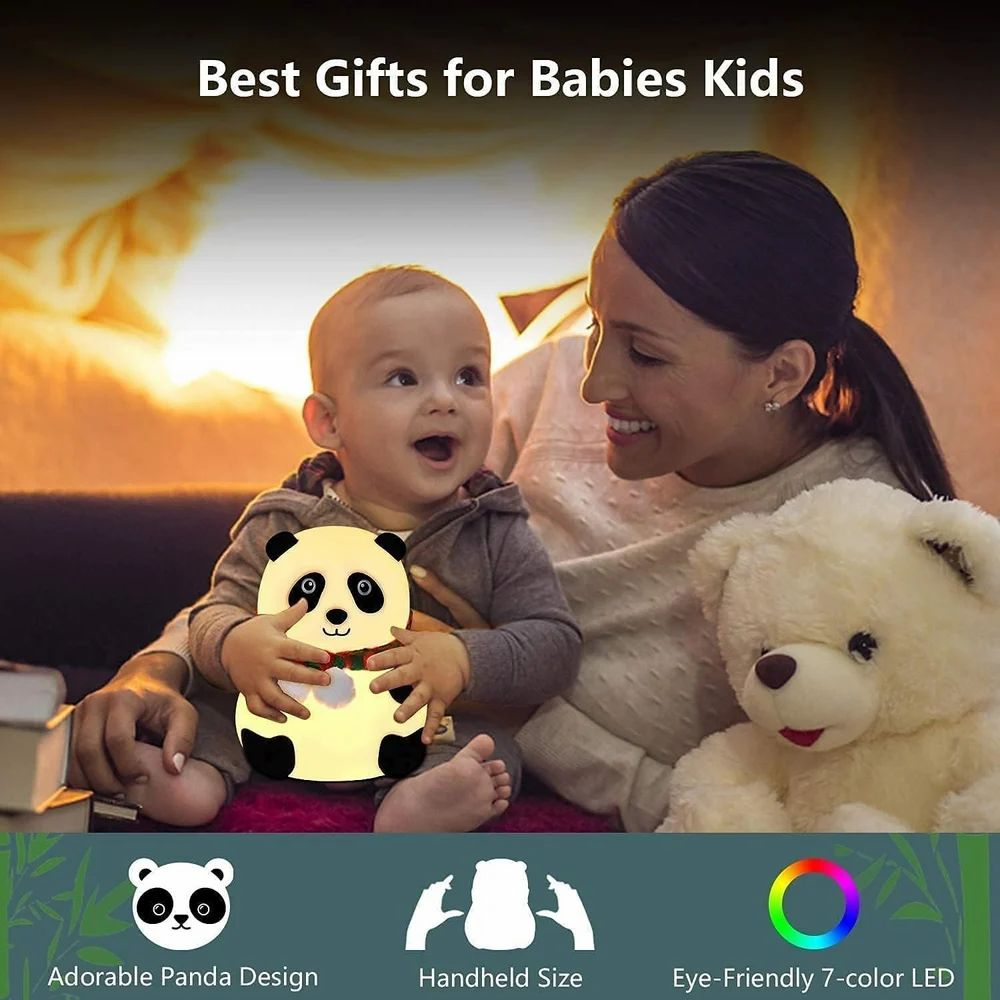Silicone Panda Lamp
